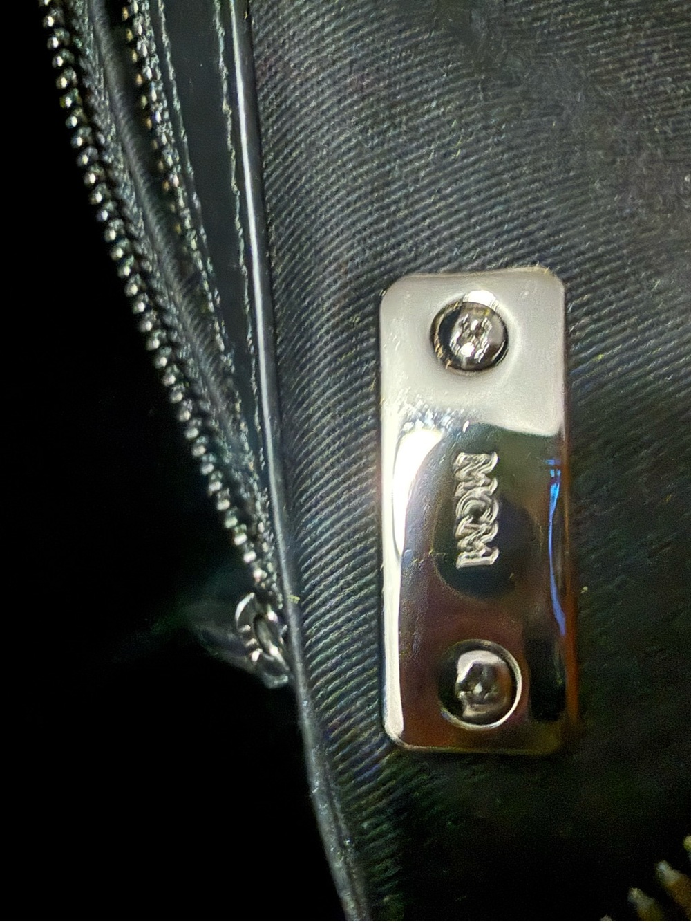 MCM Black and Cognac Visetos Dome Satchel (will not entertain low bids)video!! - Picture 9 of 9